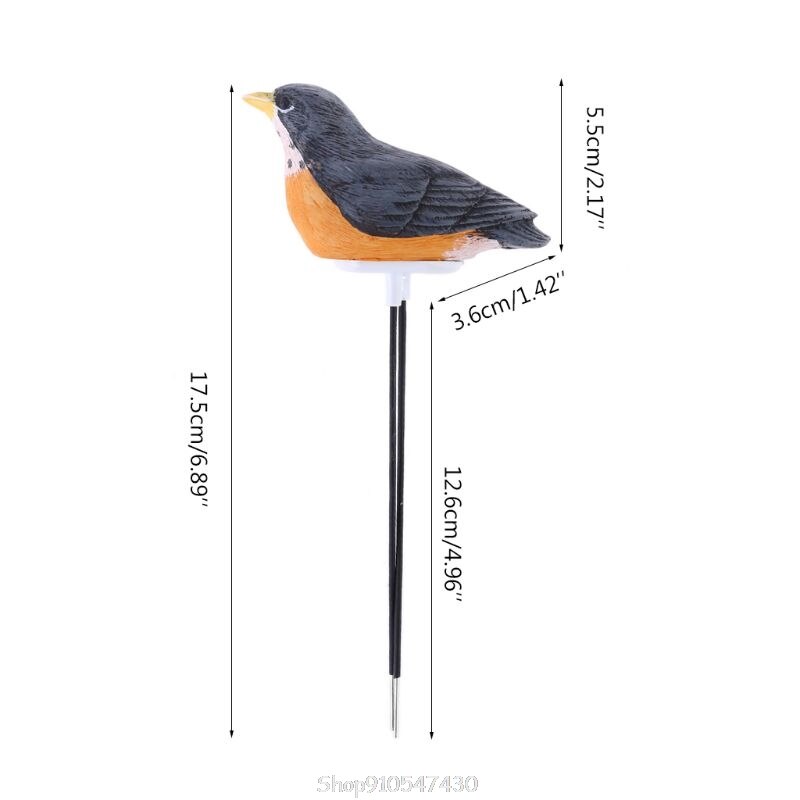 Capteur d'humidité du sol, alarme de chant d'oiseau pour plantes de jardin, testeur d'humidité du sol (pile incluse ) o28 20