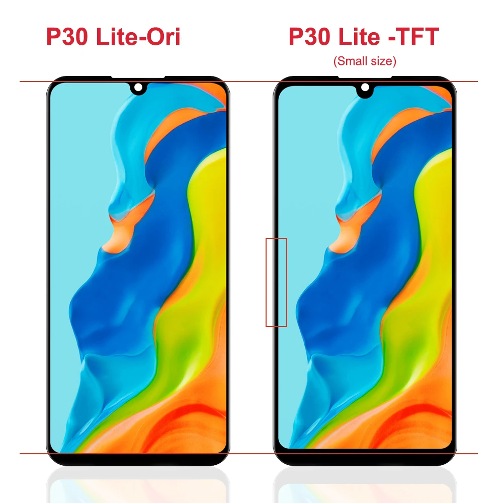 P30 Lite Scherm, Voor Huawei P30 Lite Lcd-Scherm MAR-LX1M Lx2 Al00 Touchscreen Voor Huawei P30 Lite Nova 4e Scherm Vervanging