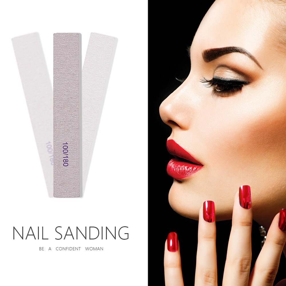 Veelzijdige Double Side Nail File Buffer Waterdicht Duurzaam Thuis Salon Art Manicure Tool Nail Care Nagelvijl