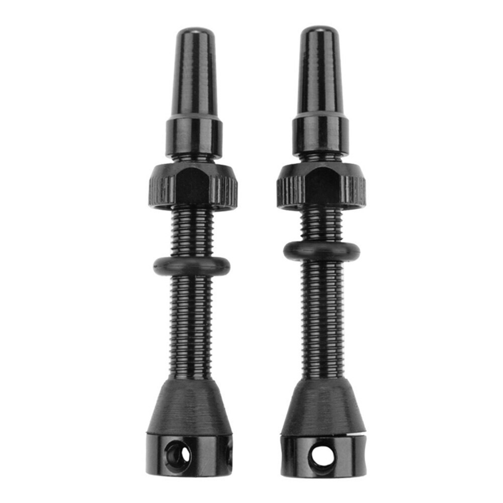 2pcs 40mm Bicycle Tubeless Tire Presta Valve CNC Alloy Stem with Cap for MTB Mountain Road Bike Accessories Bicycle Valve
