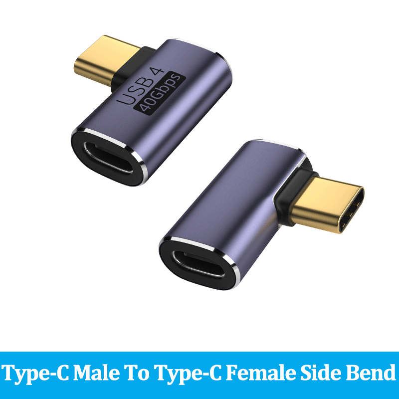 Adapter USB C 100W maszyna do cięcia metalu z USB 4.0 typu C Adapter OTG 40 gb/s szybki Transfer danych Tablet USB-C Adapter do ładowania laptopa MacBook: green
