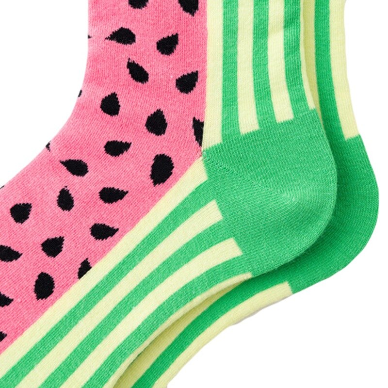 1 paar Katoenen Sokken Streetwear Hip Hop Crew Sokken Harajuku Funky Leuke Cartoon Warm Sport Sokken