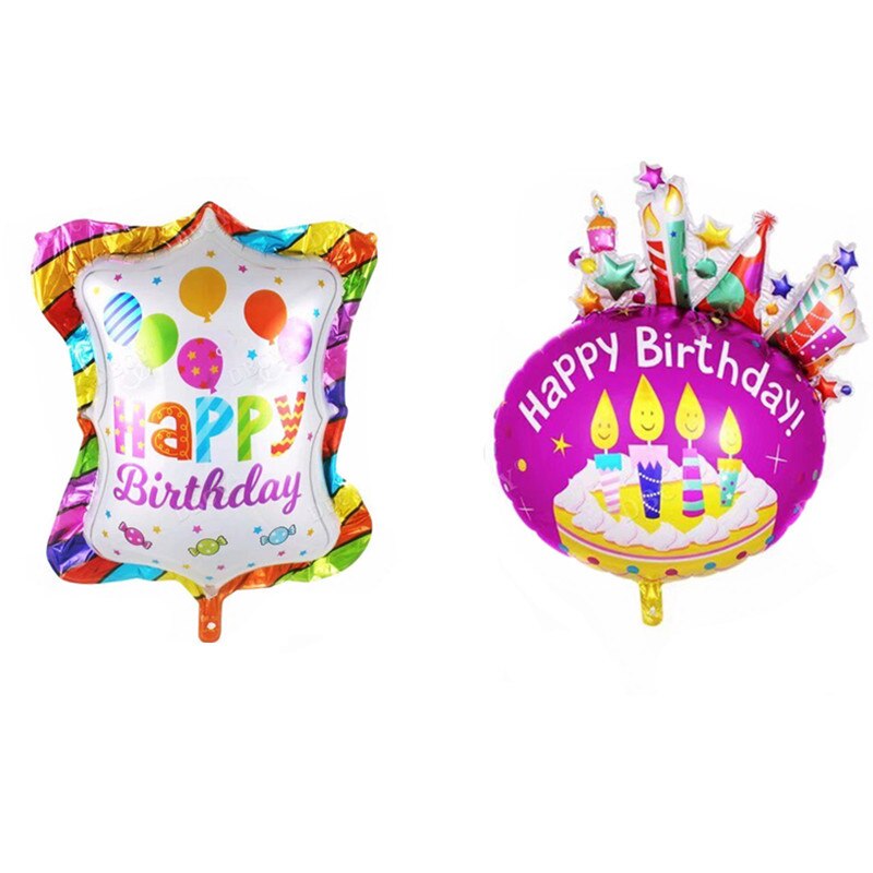Cartoon Verjaardag Ballonnen, Grote Vuurwerk, Gekleurde Strips, Baby Speelgoed, Verjaardagsfeestje Aluminium Ballonnen,