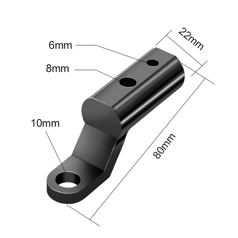 2 stuks 1 stuks motorfiets achteruitkijkspiegel expander beugel universele adapter houder motor fietsaccessoires