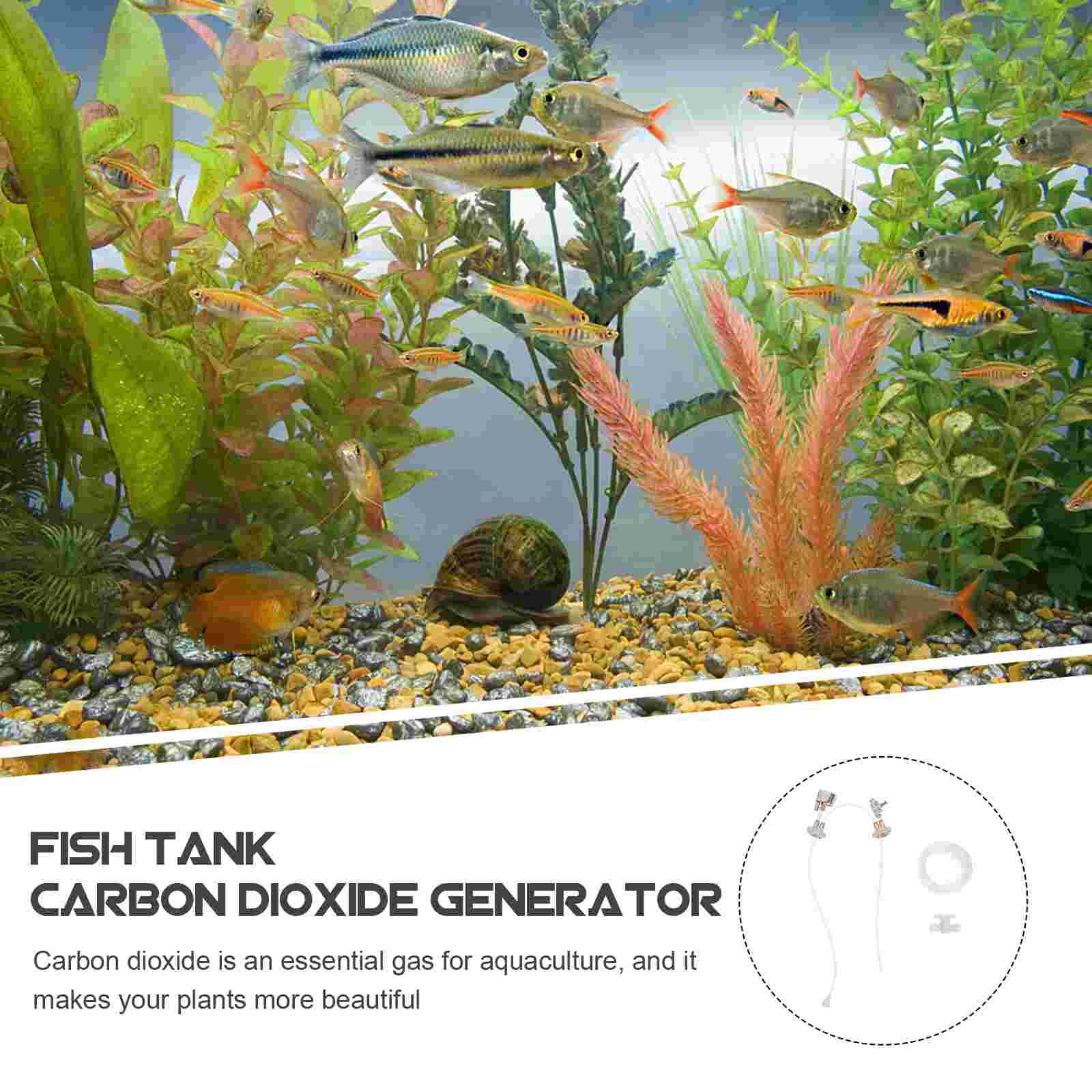 1 Set Van Aquarium Kooldioxide Generator Aquarium CO2 Generator Apparaat