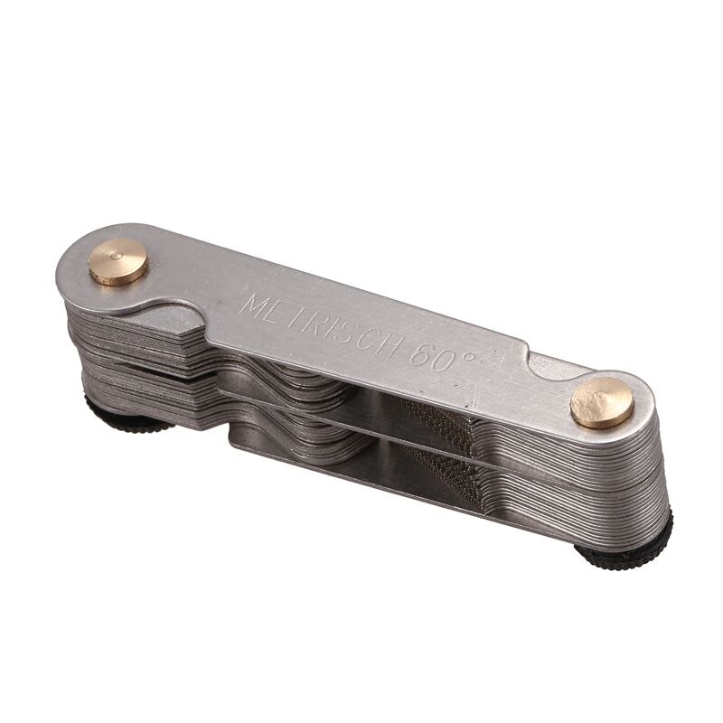 ! Screw thread pitch cutting gauge tool set 4pcs centre gage 55&60 Degree Inch & Metric