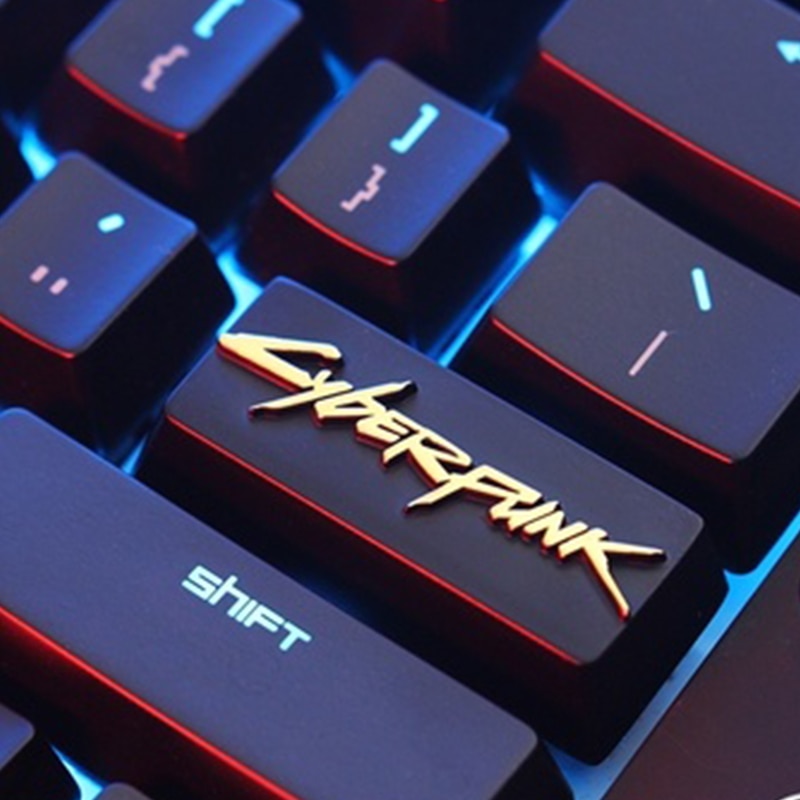 RTX3080 Key Caps Shift Keyboard Cap 3060 Keycap Enter NVIDIA 3080 Graphics Card Figure Gamers DIY PC MOD Gamer Water Cooler: Cyberpunk Enter