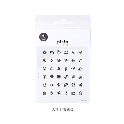 2 wzory symbol pogody zestaw naklejek nastrój śliczne ozdoby diy mini wykrojniki naklejki narzędzie robić wycinanek: weather