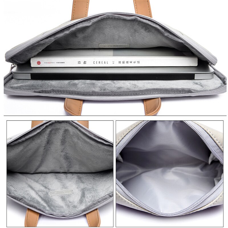 Bolso portátil ligero de cuero suave para portátil para mujer, maletín de 15,6 pulgadas para ordenador portátil, bolso de mano para mujer, bolso para Notebook, negocios