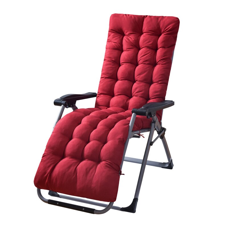 Coussin de chaise de Patio | Chaise longue d'extérieur, chaise de pont à bascule, siège de banc, matelas, sans chaise: Burgundy