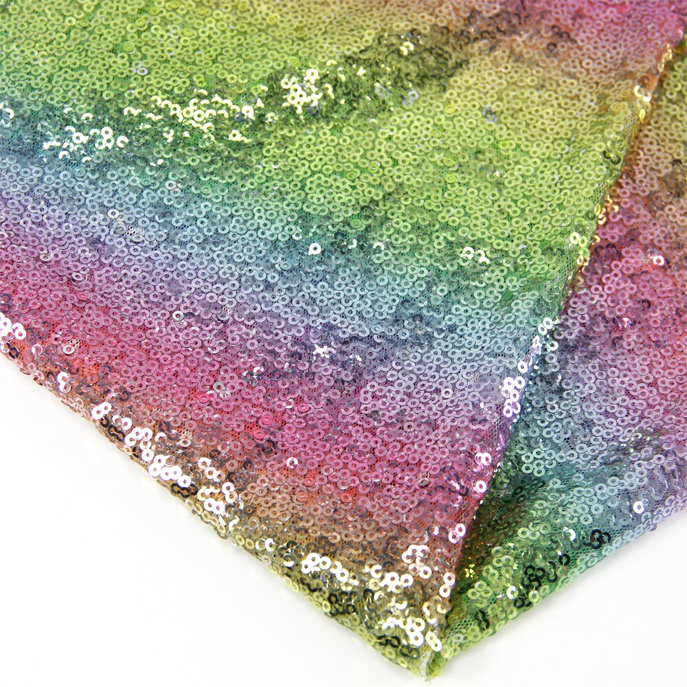 20*58 "50*130 cm Regenbogen Pailletten Stoff Für Gewebe freundlicher Heimat Textil- Für NäHenne Tilda Puppe tuch, 1Yc2158