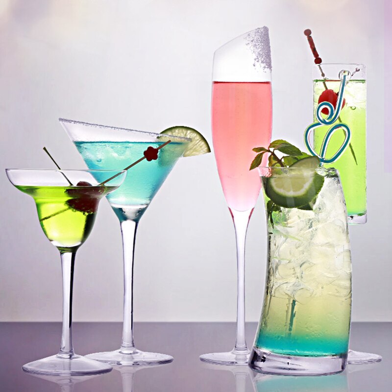 Bicchiere da Cocktail bicchiere di birra succo di whisky boro Martini bicchiere da vino con bere bar Night Club festa di Halloween matrimonio
