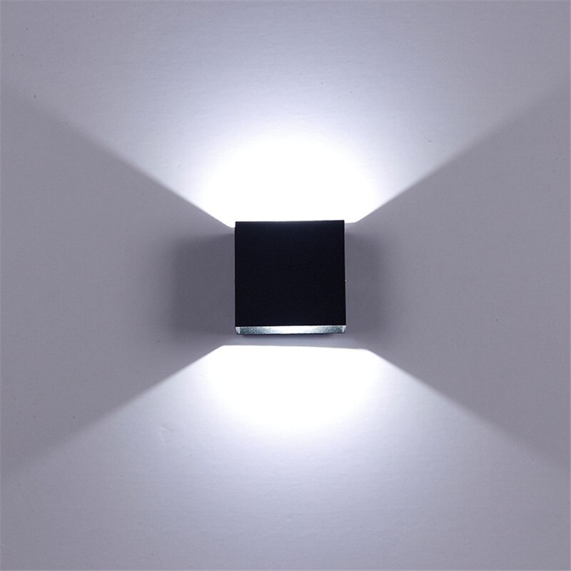 Cube COB LED Indoor Verlichting Wandlamp Moderne Home Verlichting Decoratie Blaker Aluminium Lamp 6W 85-265V voor Bad Gang