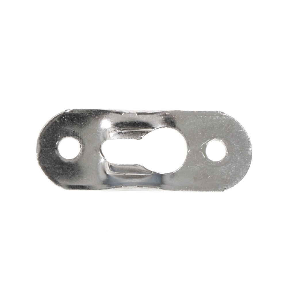 37*15Mm Foto Hangers Metalen Keyhole Hanger Fasteners Voor Fotolijst Meubels Kast Sliver Hanger Foto Haken 20 stks/partij