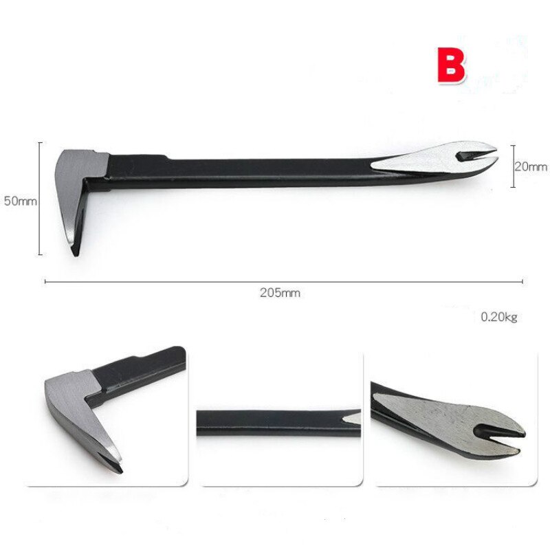 Barre-pied plate pour extraire les ongles, 3 tailles: B