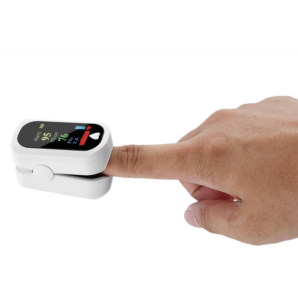Portable Finger Pulse Oximeter Pulsoximeter Digital Finger Clip Pulse Oximetry Blood Oxygen Heart Rate Monitor Oximetro