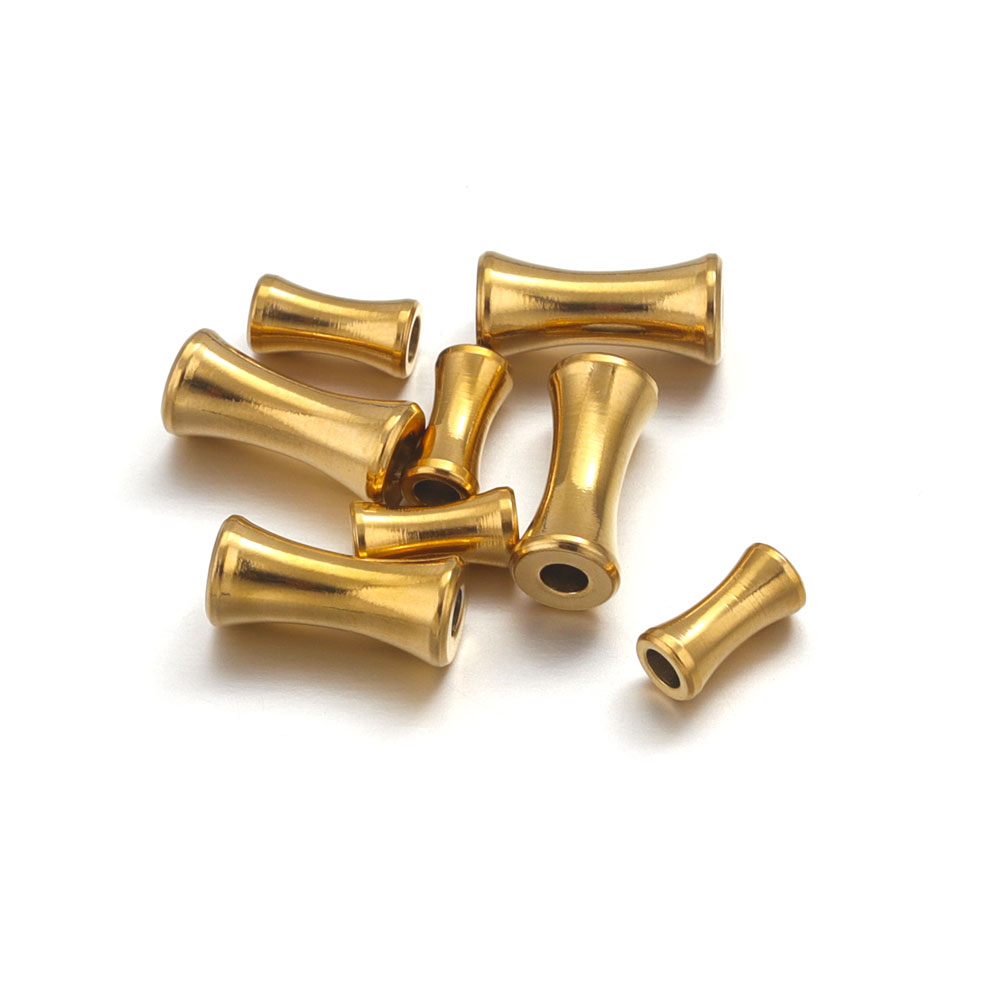 10 Stuks Roestvrijstalen Buis Kralen Bedels Voor Armbanden Ketting Diy Spacer Losse Kralen Sieraden Benodigdheden Kraal Accessoires