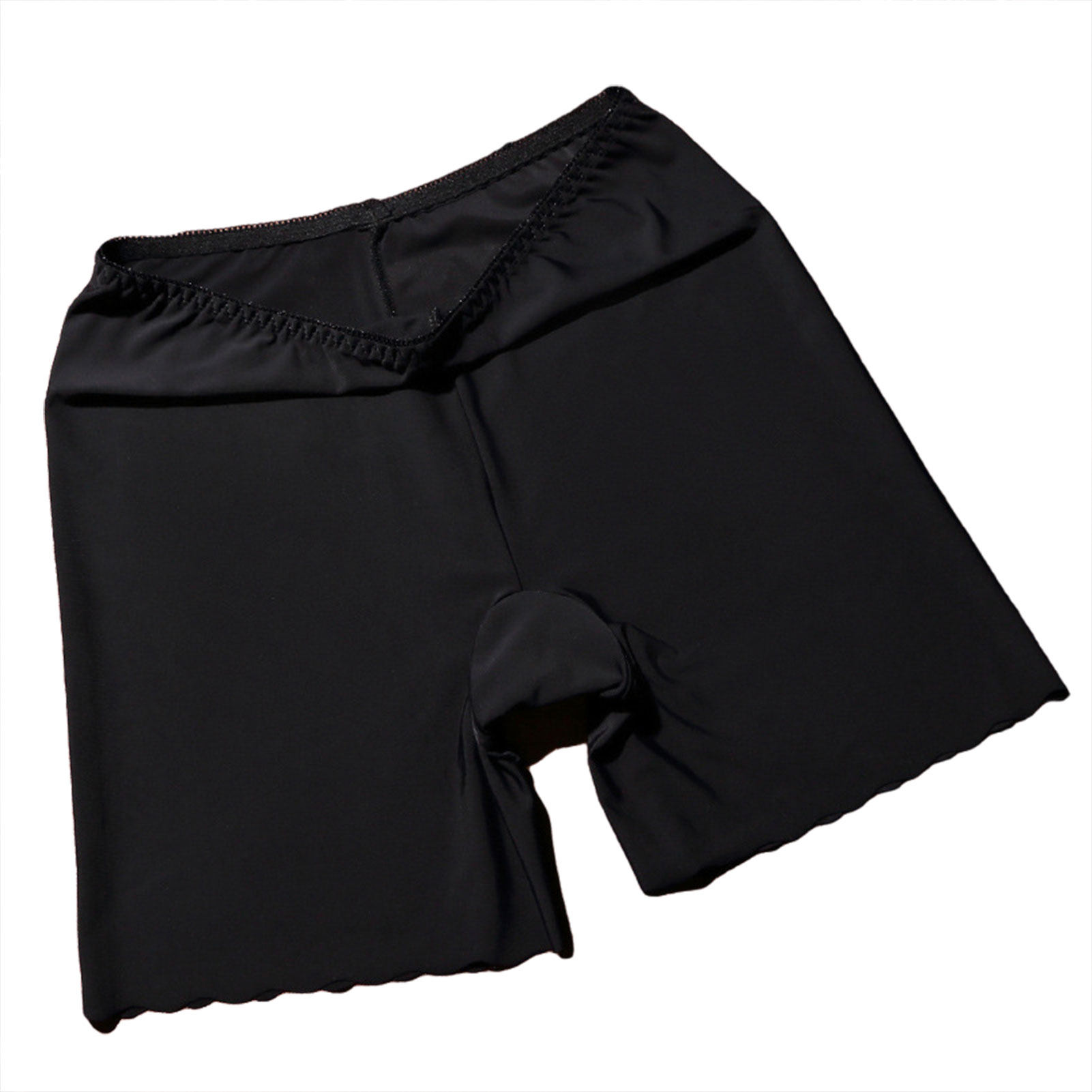 Women Seamless Smooth Slip Shorts for Under Dress Comfortable Thin Short Pants Woman's Half Slips Super Stretch