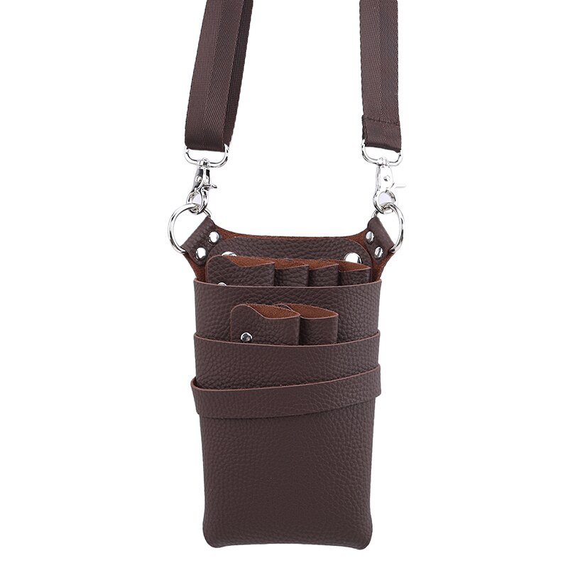 Kapper Haar Schaar Tas Kappers Gereedschap Schaar Kit Tassen Kappers Kapper Schaar Holster Tas Speciale Purpose Pouch: brown
