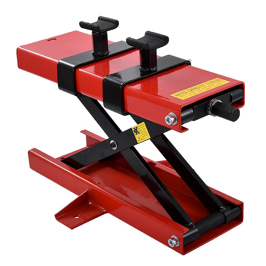 Gato de alzamiento de tijera de 500KG, grúas de elevación, soporte de reparación de motocicletas, elevador central de tijera, Banco de taller, herramienta de elevación (450*150mm)