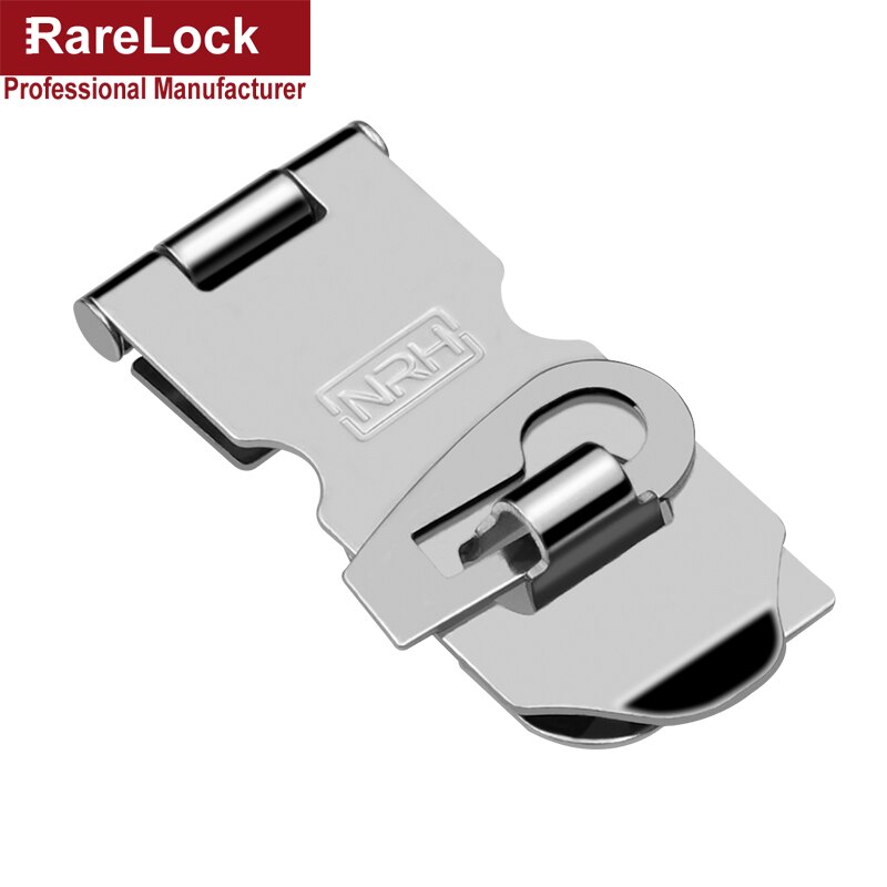 304 Stainless Steel Door Padlock Latch Anti Theft Door Lock Box Buckle Dormitory Lock MA010 Rarelock C