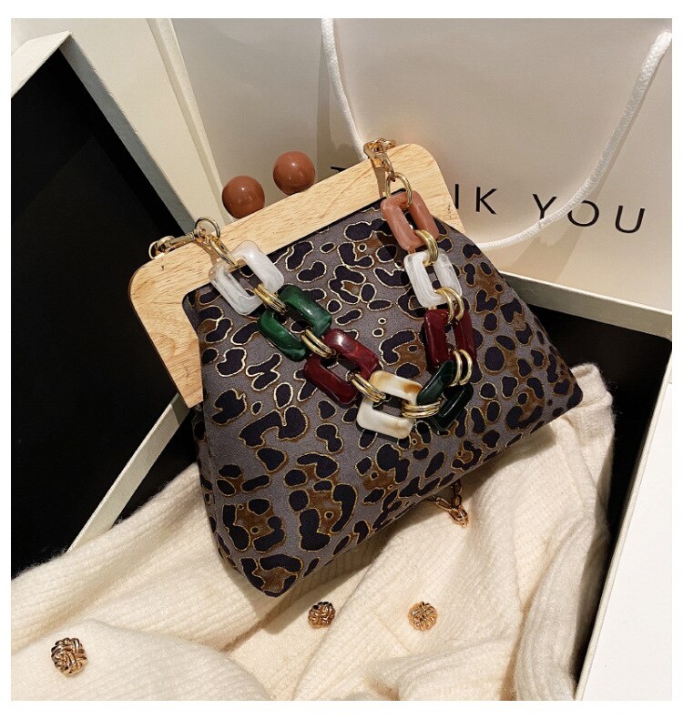 Klamerka damska torba na ramię akrylowa Chian damska torebka Kisslock kobieta twarda obudowa Crossbody torby dla kobiet 2020 nowy: mały szary