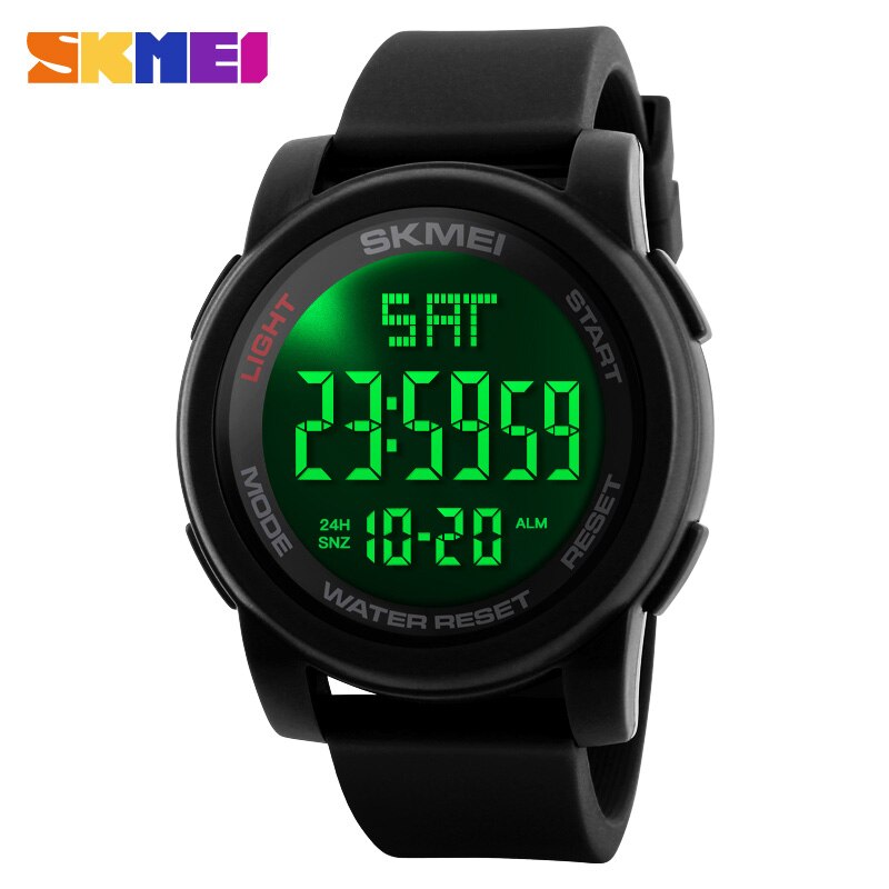 Skmei Top Heren Horloges Casual Led Digitale Horloge Mannelijke Horloges Waterdichte Sport Horloges Klok Relogio Masculino 1257