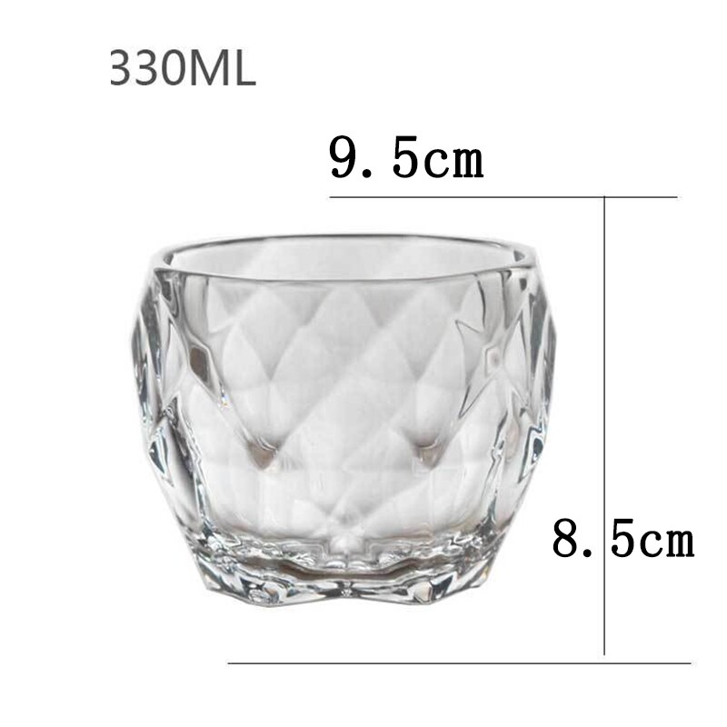 2Stck Wein Whiskey Gläser Diamant schneiden Whiskey Prisma Kristall Altmodische Glas Wodka Becher Chivas Wein Tasse Verre ein vin