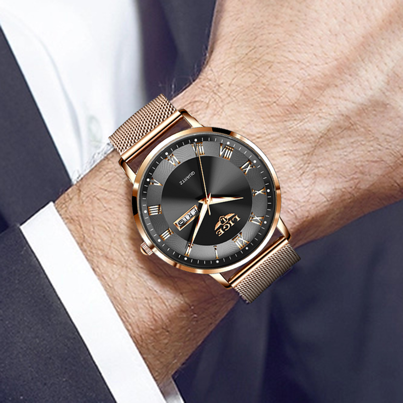 LUIK Top Merken Luxe Horloges Voor Mannen Casual Quartz Horloges Waterdicht Lichtgevende Datum Week Heren Horloge Reloj Hombre