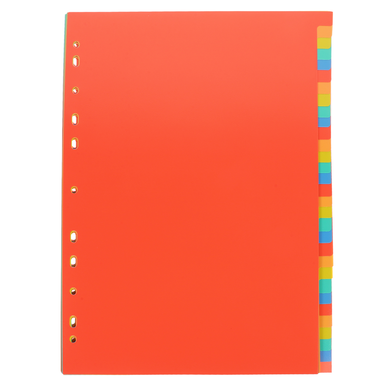 31 Sheets 11 Holes Dividers Folders File Page Separator Classification Tab Binder with Tabs Paper Blank Travel