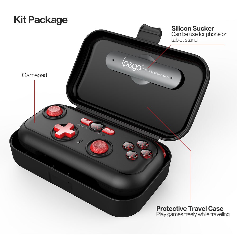 iPega PG-9085 PG 9085 Bluetooth Gamepad Joystick Pad Red Wizard Wireless Game Controller for Android/ iOS/ Nintendo/ Switch