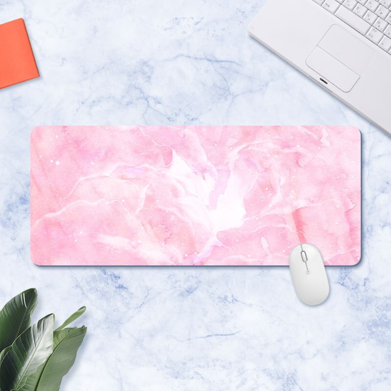 Grand tapis de bureau en marbre tapis de souris Gamer kawaii tapis de bureau clavier d'ordinateur Table décoration couverture tapis souris tapis de souris: 3
