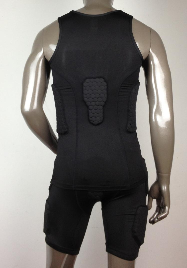 Sports Basketball Tights Honeycomb Anti-collision Clothing Football Training Protective Vest Goalkeeper Protective Gear Pants