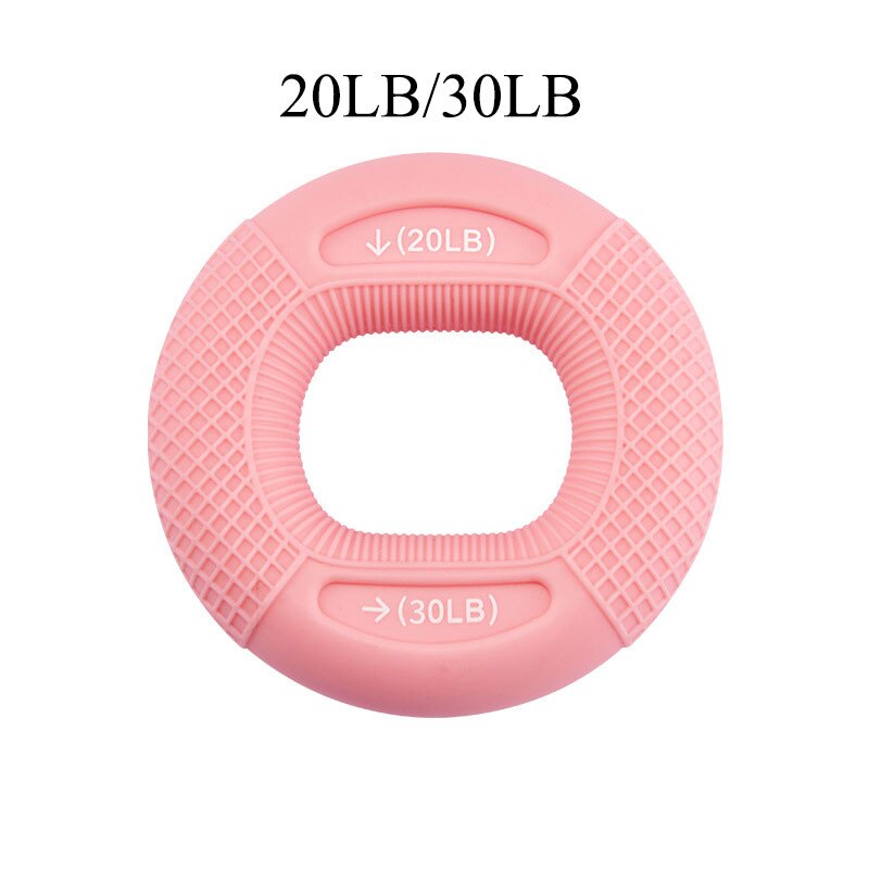 Silikon Einstellbare Hand Griff 20-80LB Greif Ring Finger Unterarm Trainer Karpaltunnelsyndroms Expander Muskel trainieren ÜSpund Fitnessstudio Fitness: Rosa