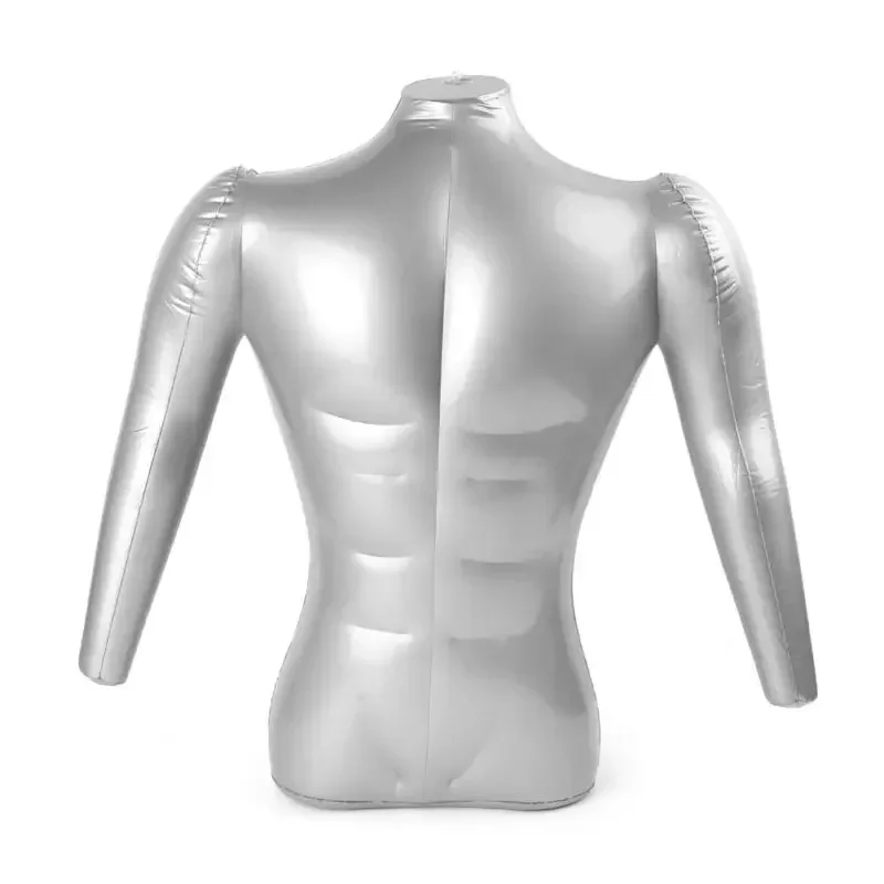 Mann Ganzkörper Aufblasbare Mannequin Männlicher Attrappe Torso Schneider Kleidung Modell Anzeige PVC 168 cm Herren Ganzkörpermodell: Tiefe Saphir