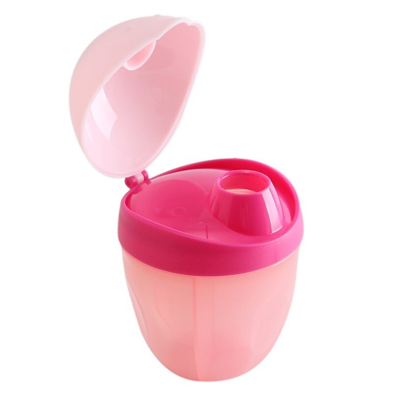 Distributeur de formule sûre | Récipient de nourriture pour bébé précipté stockage de fruits et aliments dessin animé grenouille boîte de poudre de lait, tasse à Snack