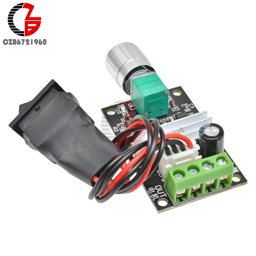 3a 80w instelbare omkeerbare pwm dc motor snelheidsregelaar soepele zachte start borstelloze motor snelheidsregeling vermogensregelaar
