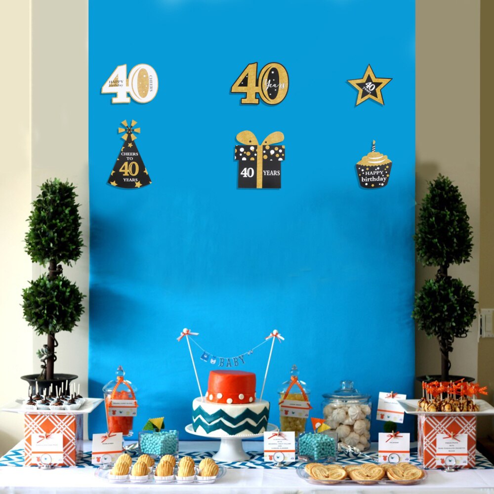 24pcs Birthday Party Photo Props Hand Hold Photo Props Funny Party Decorative Photo Props (30 Years Old): Picture 2