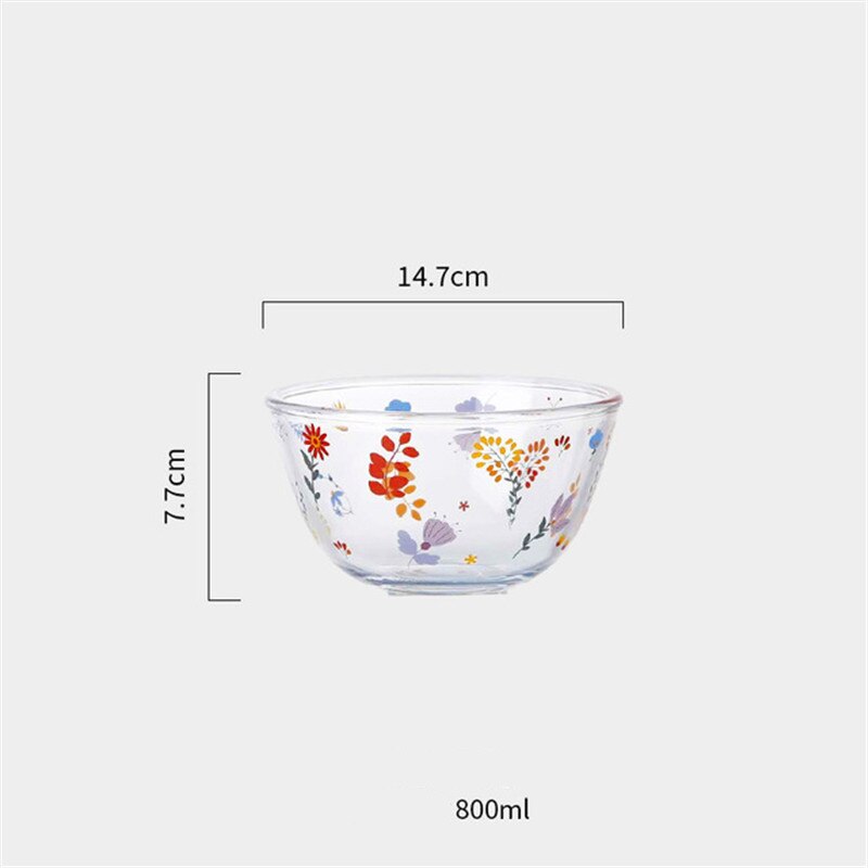 European Glass Transparent Fish Vegetable Plate Soup Salad Dessert Bowl Microwave Oven Non Stick Oval Baking Pan Tableware: B