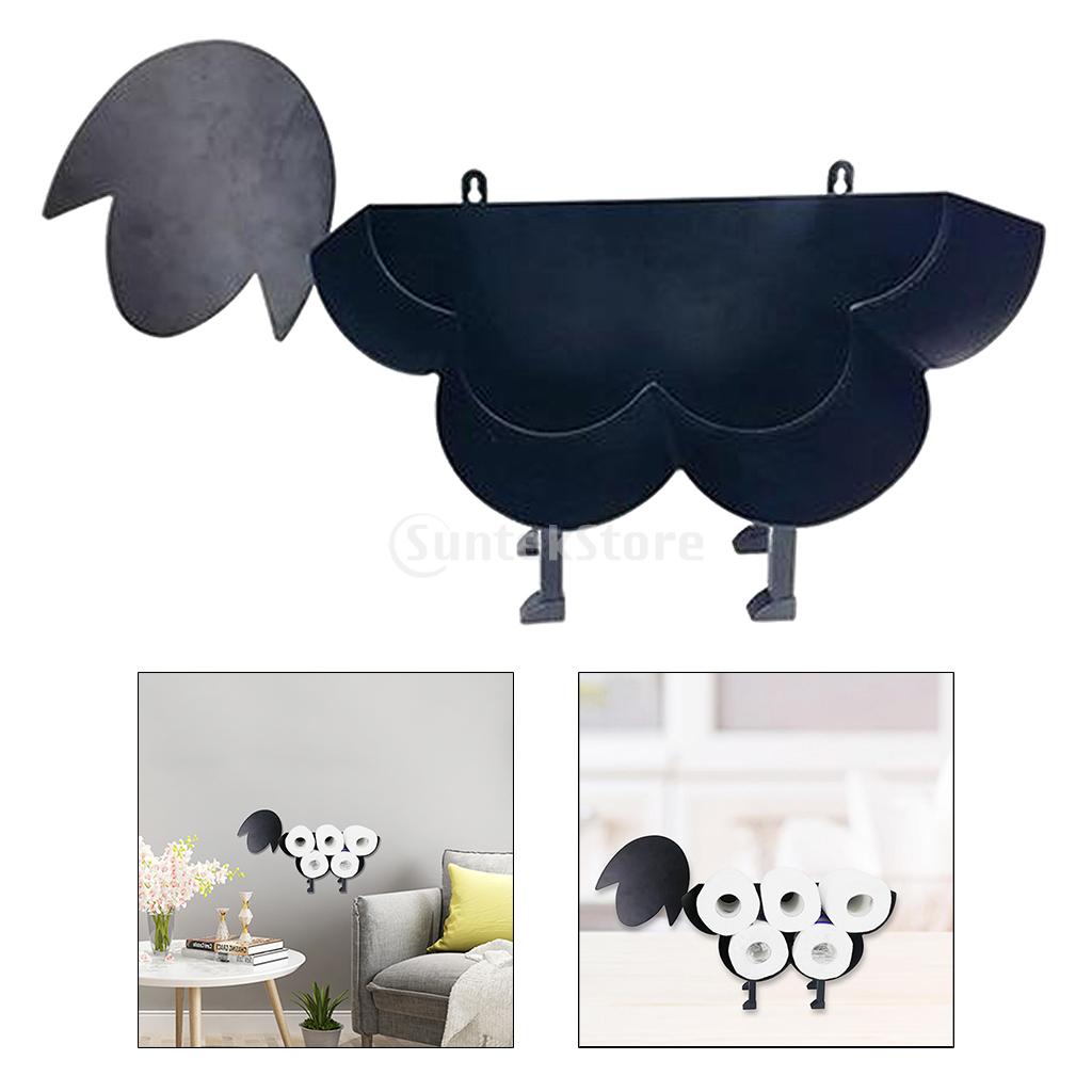 Mouton Toilette Porte-Rouleau Papier Support Salle De Bain Étagère Organisateur Papier Hygiénique Mural Support De Rangement Cuisine Ménage Accès: Sheep 1