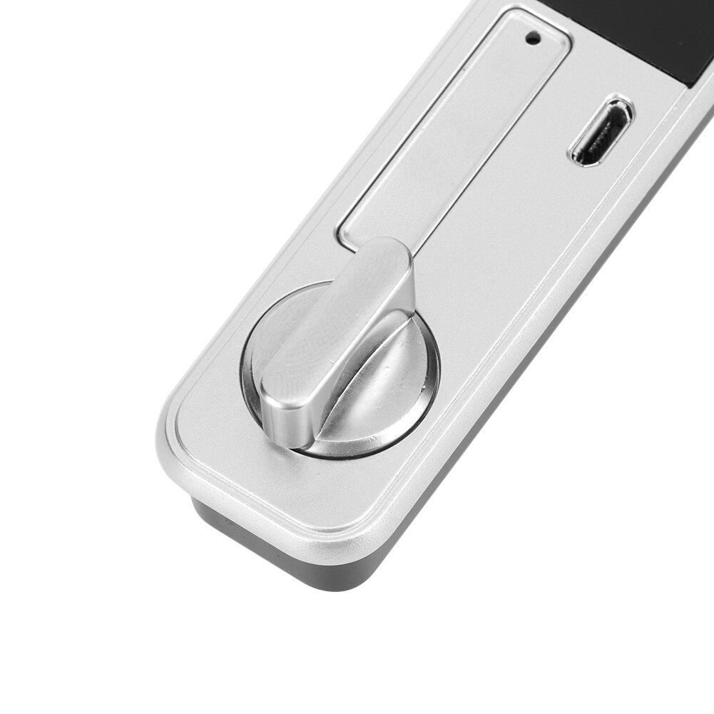 Cerradura electrónica inteligente con pantalla táctil, dispositivo de bloqueo de contraseña con teclado táctil y perno plano, de seguridad, para armario