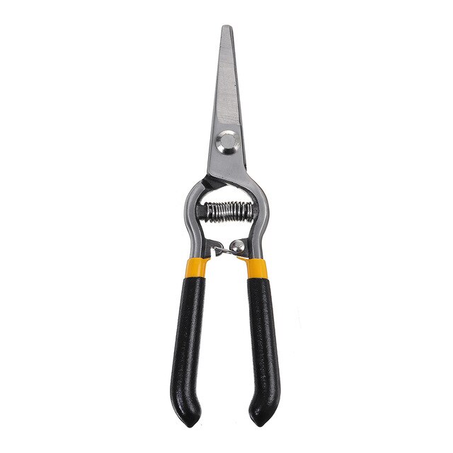 8inch/20cm Straight blade pruning cut Shrub tool Plant horticulture leaf trimmer Shear Scissor pruner Garden fruit flower Orchar: A
