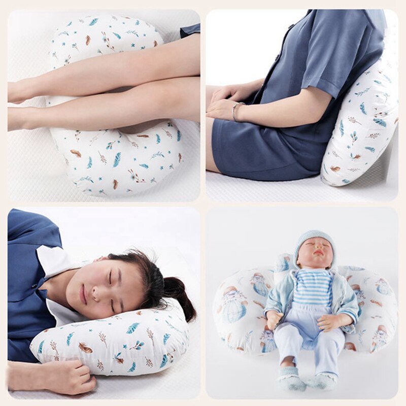 Nursing Pillow, Feeding Pillow, Pure Cotton Anti-Spitting Milk Pillow