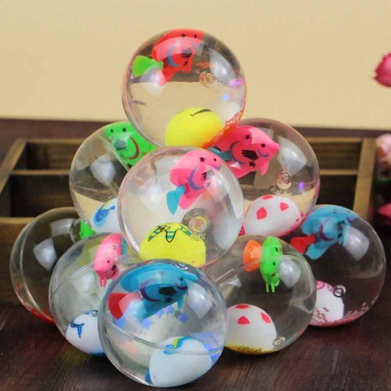 Flashing Ball Light-Up High Bouncy Ball Glow Party Birthday Toy Prize Favor pet Toy Random Color 1PC*