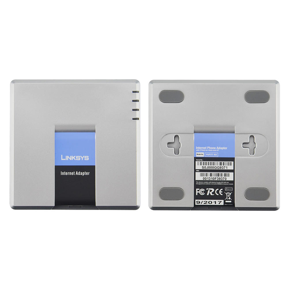 Freies ! Entsperrt Linksys PAP2T NA Entsperrt Mit einzelhandel box PAP2 NA VOIP adapter VOIP gateway