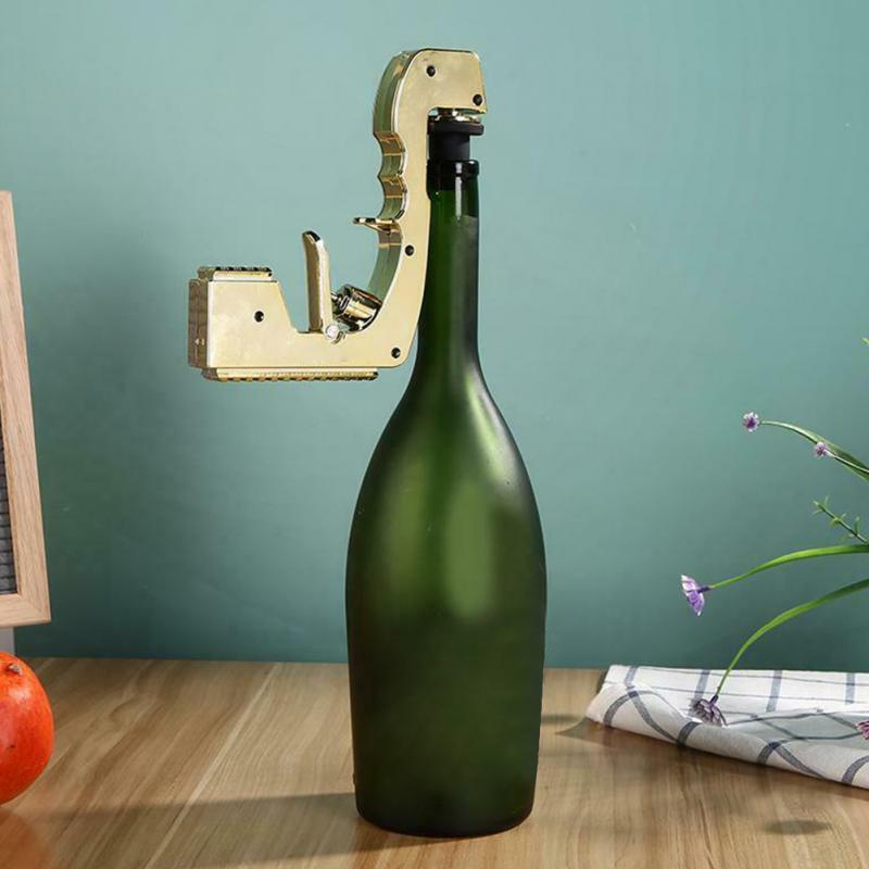 Champagne Wine Ejector Dispenser Plastic Soda Beer Fountain Bottle Pourer Kitchen Club Party Bar Accessories Wine Dispenser Gold
