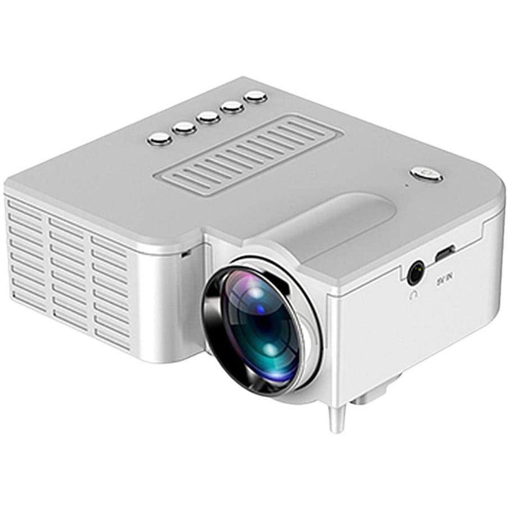UC28 1080P Home Cinema Movie Video Projector Led Mini Projector Video Beamer Ondersteuning 4K Video U Disk Tf kaart Stb: Default Title