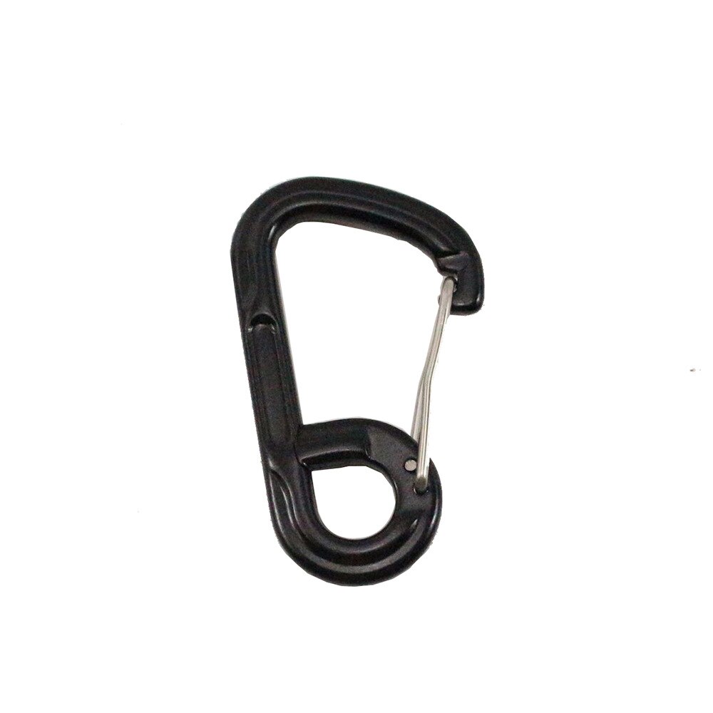 2PC Carabiner for Key Mountaineering Camping Hiking Hook Screw Lock Locking Rock Climbing Chain Outdoors Survival Tool