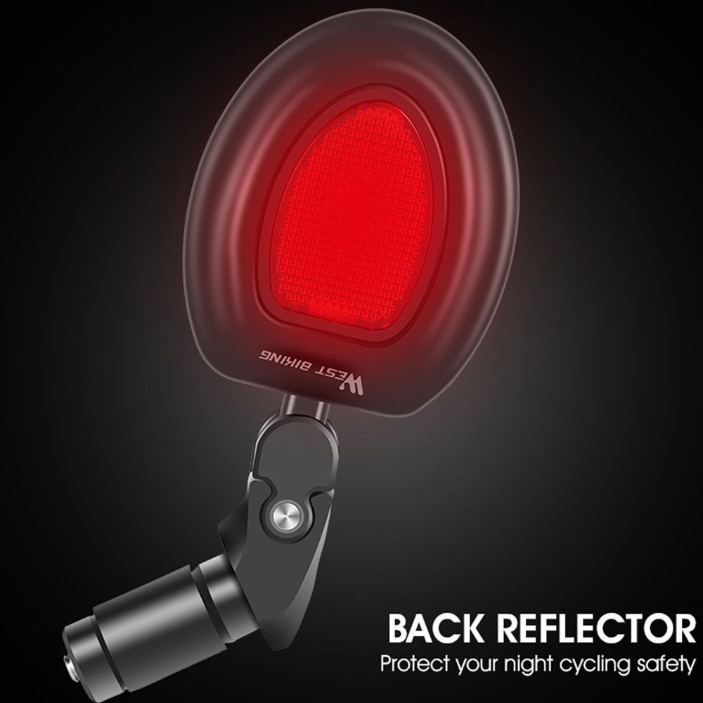 Bicycle Bar End Mirror 360 Rotating MTB Mountain Bike Rearview Rear View Mirror Cycling Accessories Reflector Universal