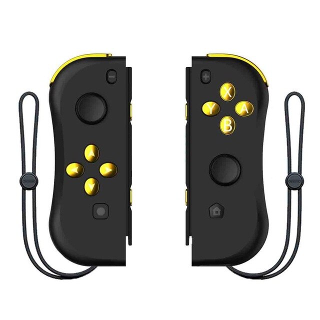 Gota de compras gampad para interruptor sem fio controlador l/r bluetooth gamepad para nintend switch ns alegria jogo punho para interruptor: black glod